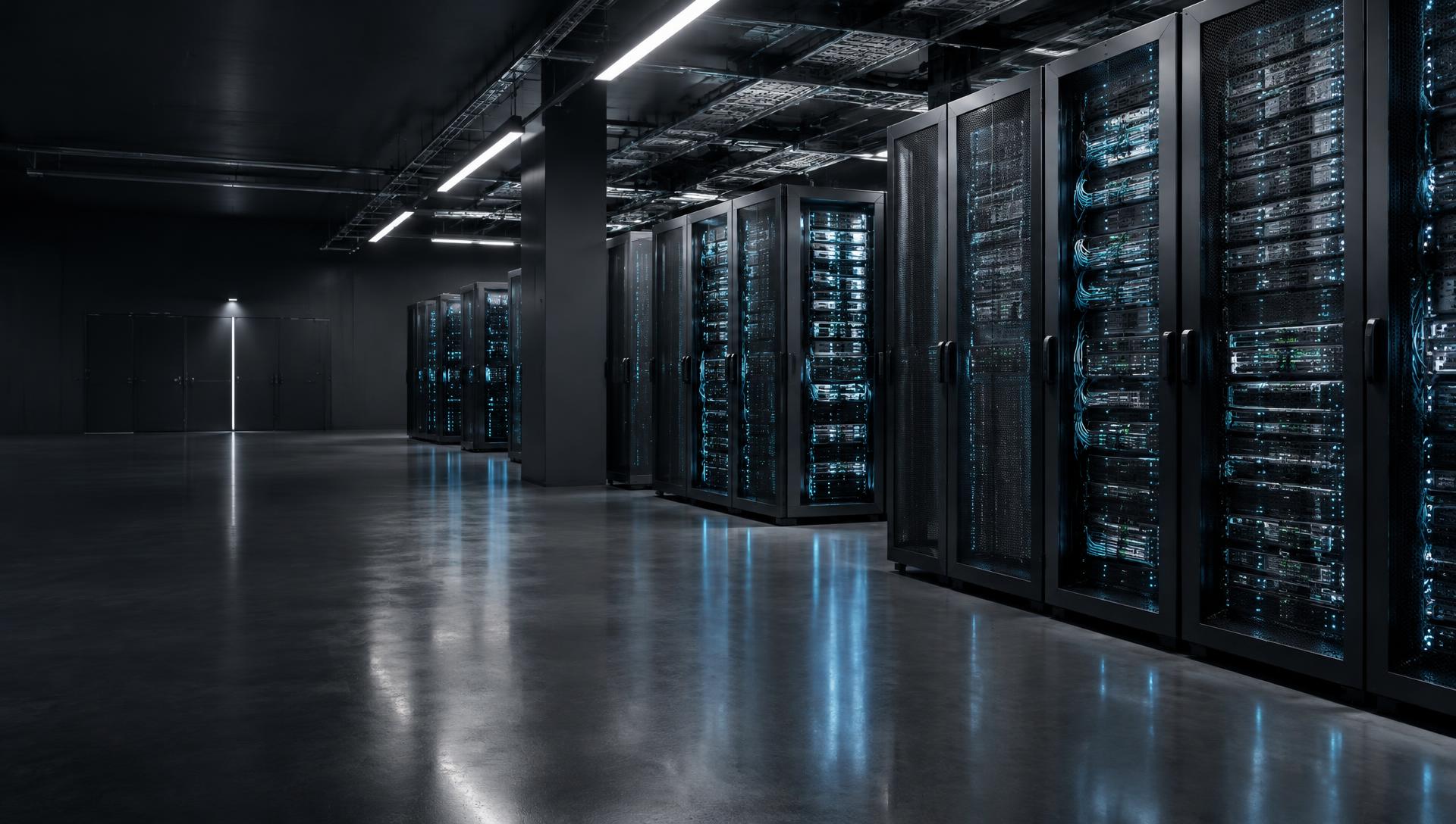 Modern server infrastructure in a high-performance data center